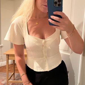 Zara short sleeve blouse